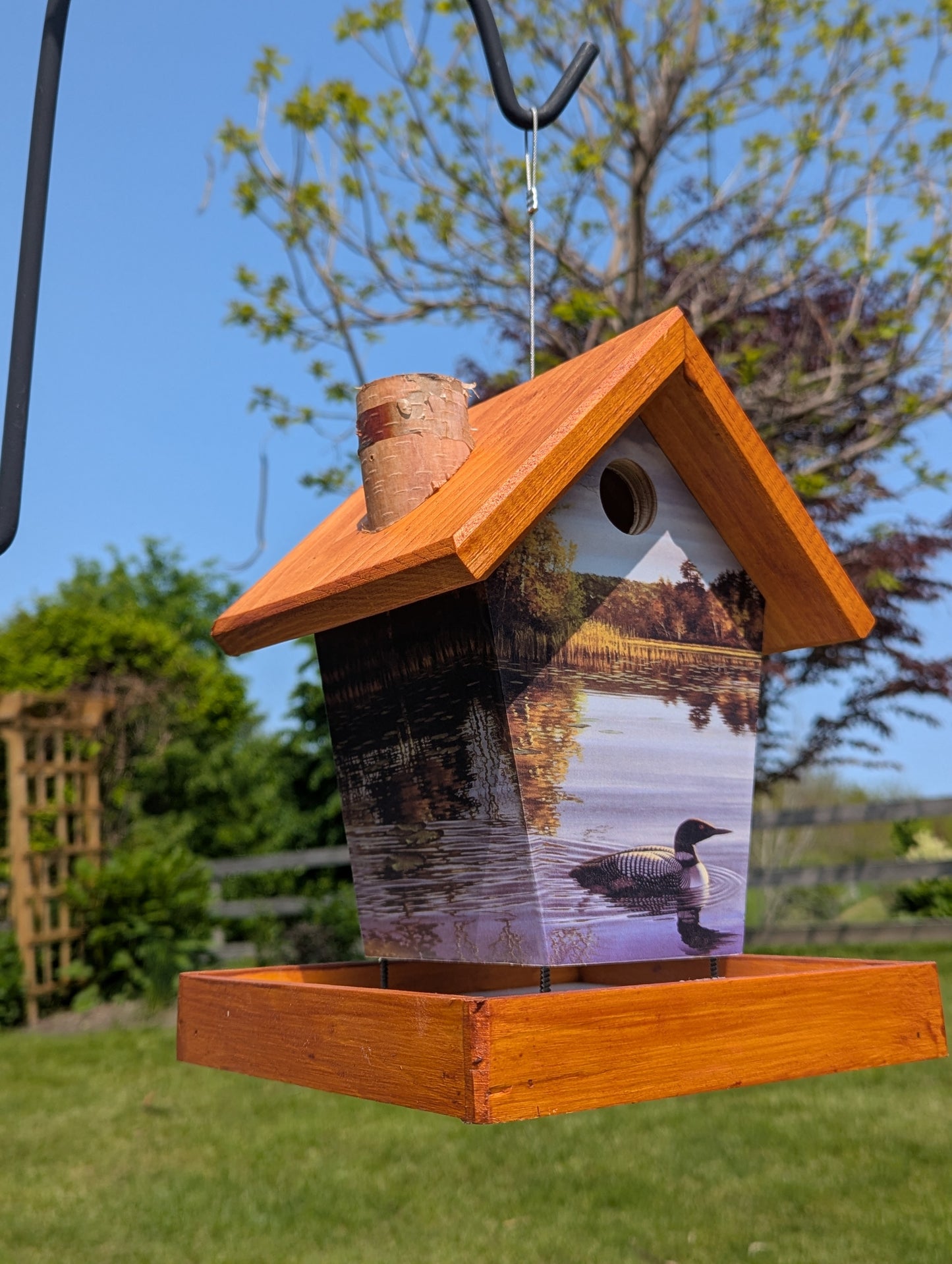 Personalized Loons Bird Feeder/Birdhouse