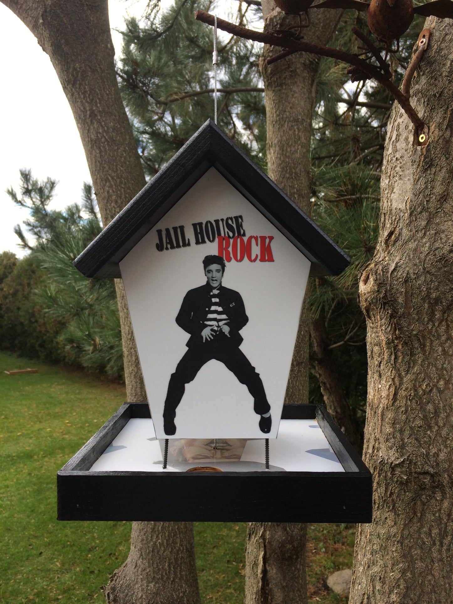Jailhouse Rock Bird Feeder