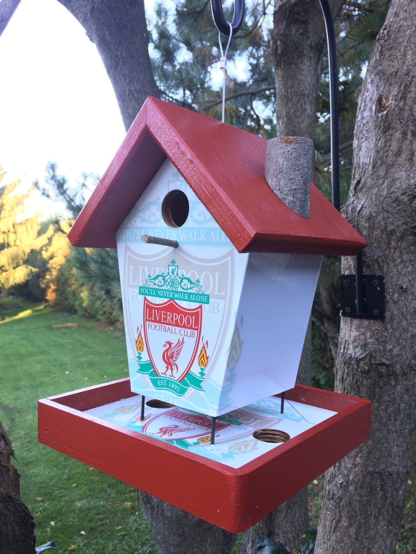 Liverpool FC bird feeder