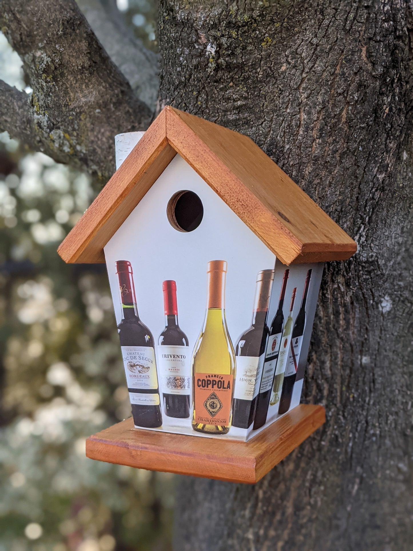 Wine lover Birdhouse