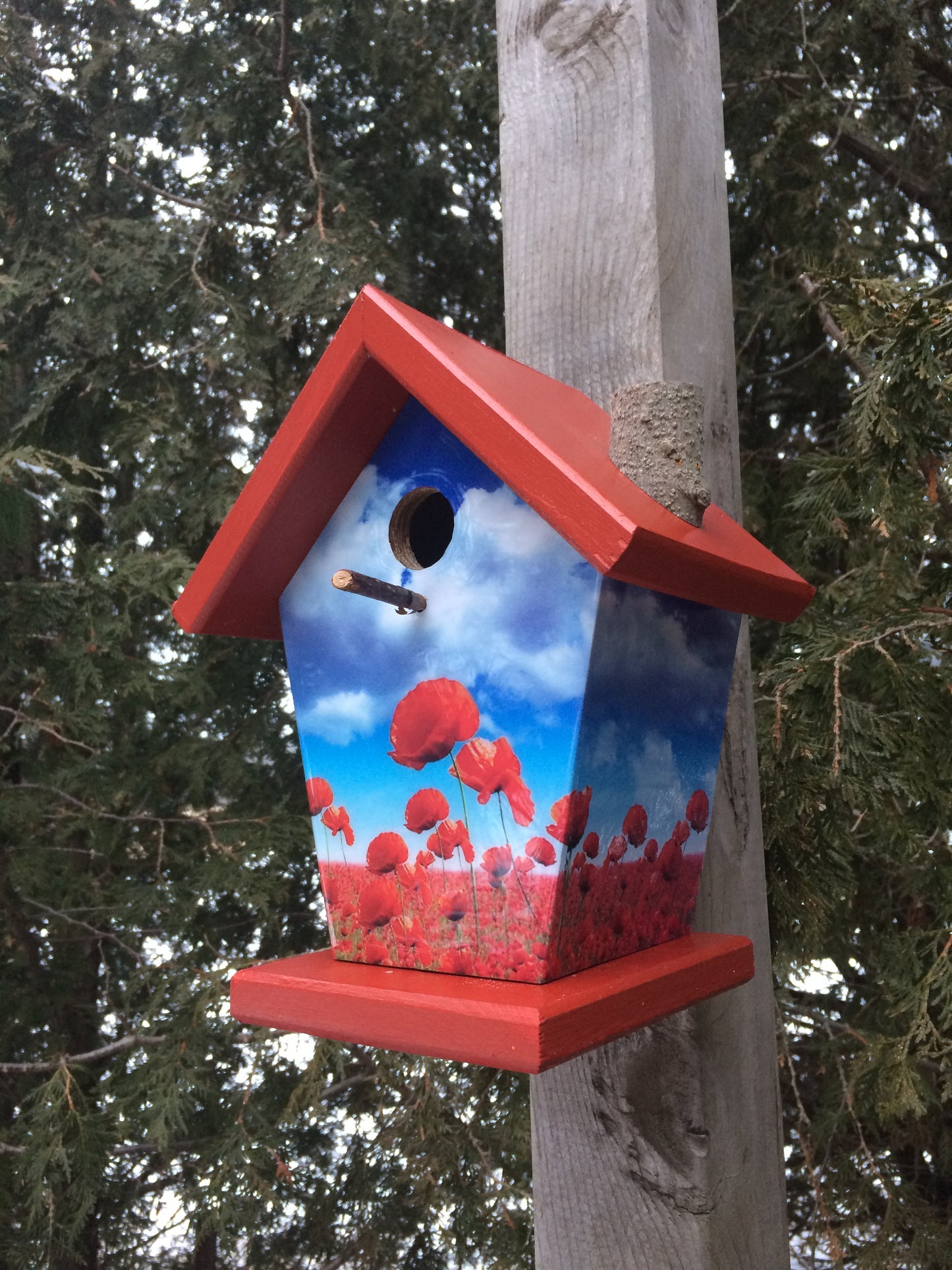 Poppy Birdhouse