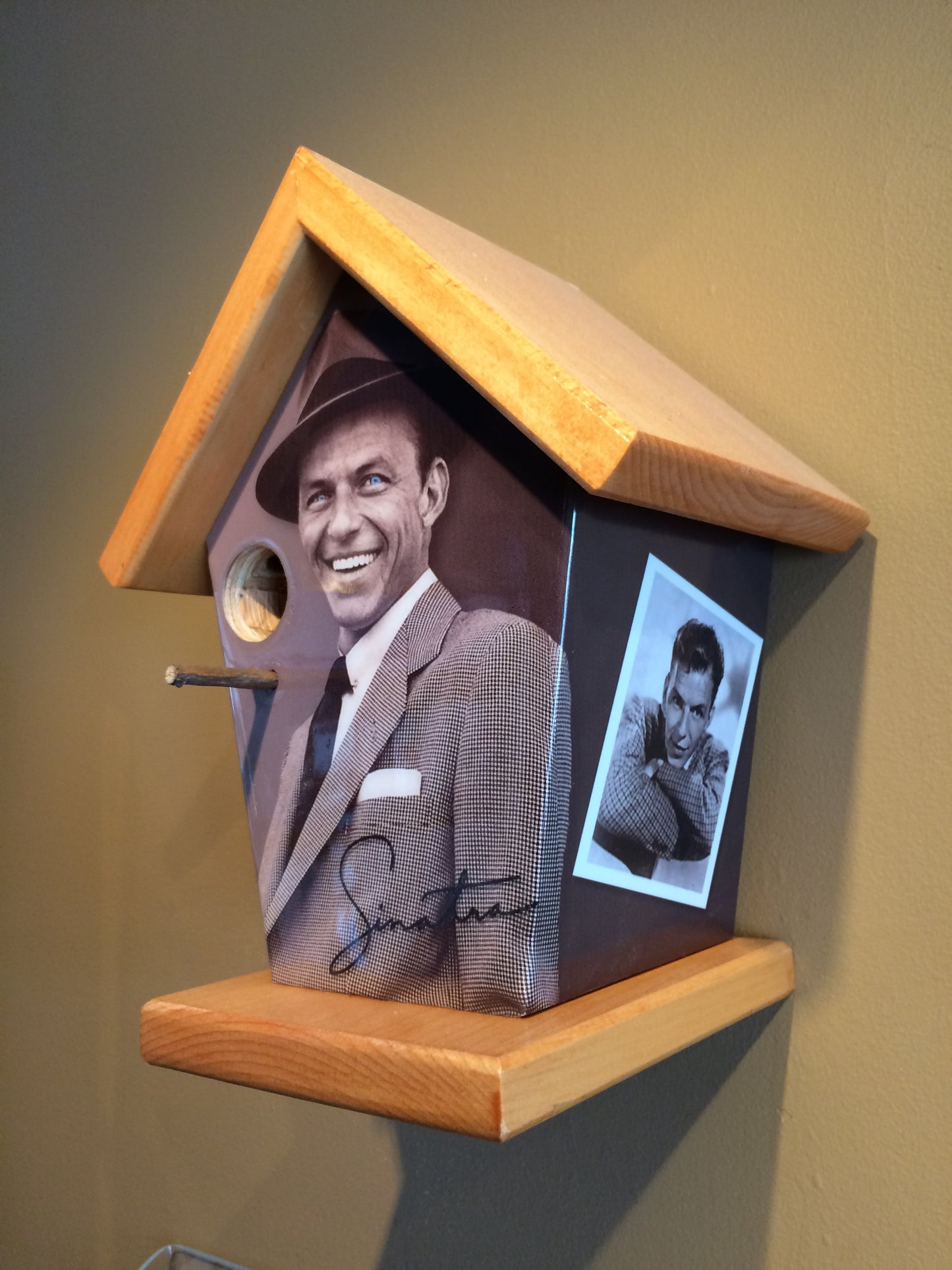 Frank Sinatra Birdhouse