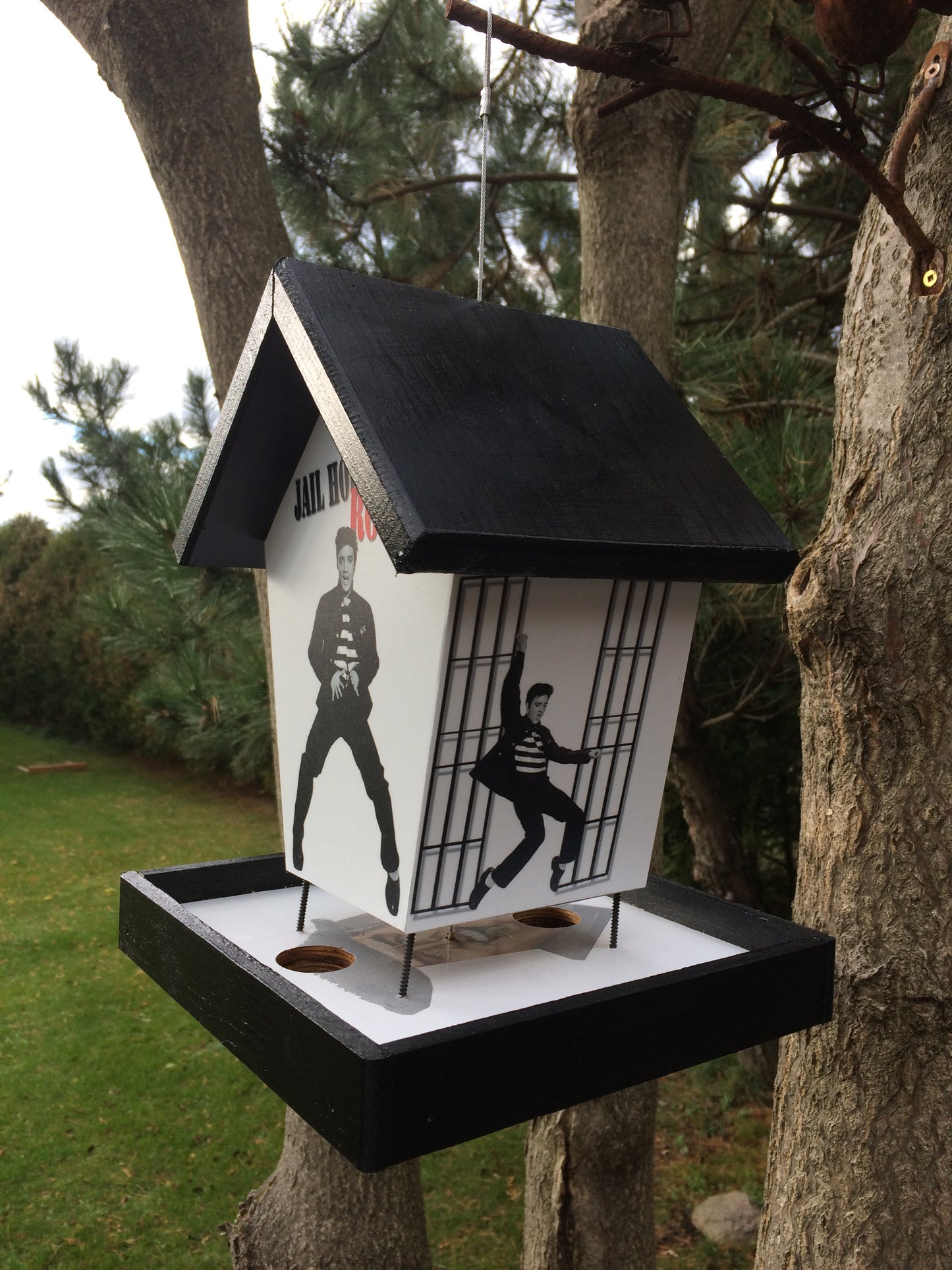 Jailhouse Rock Bird Feeder