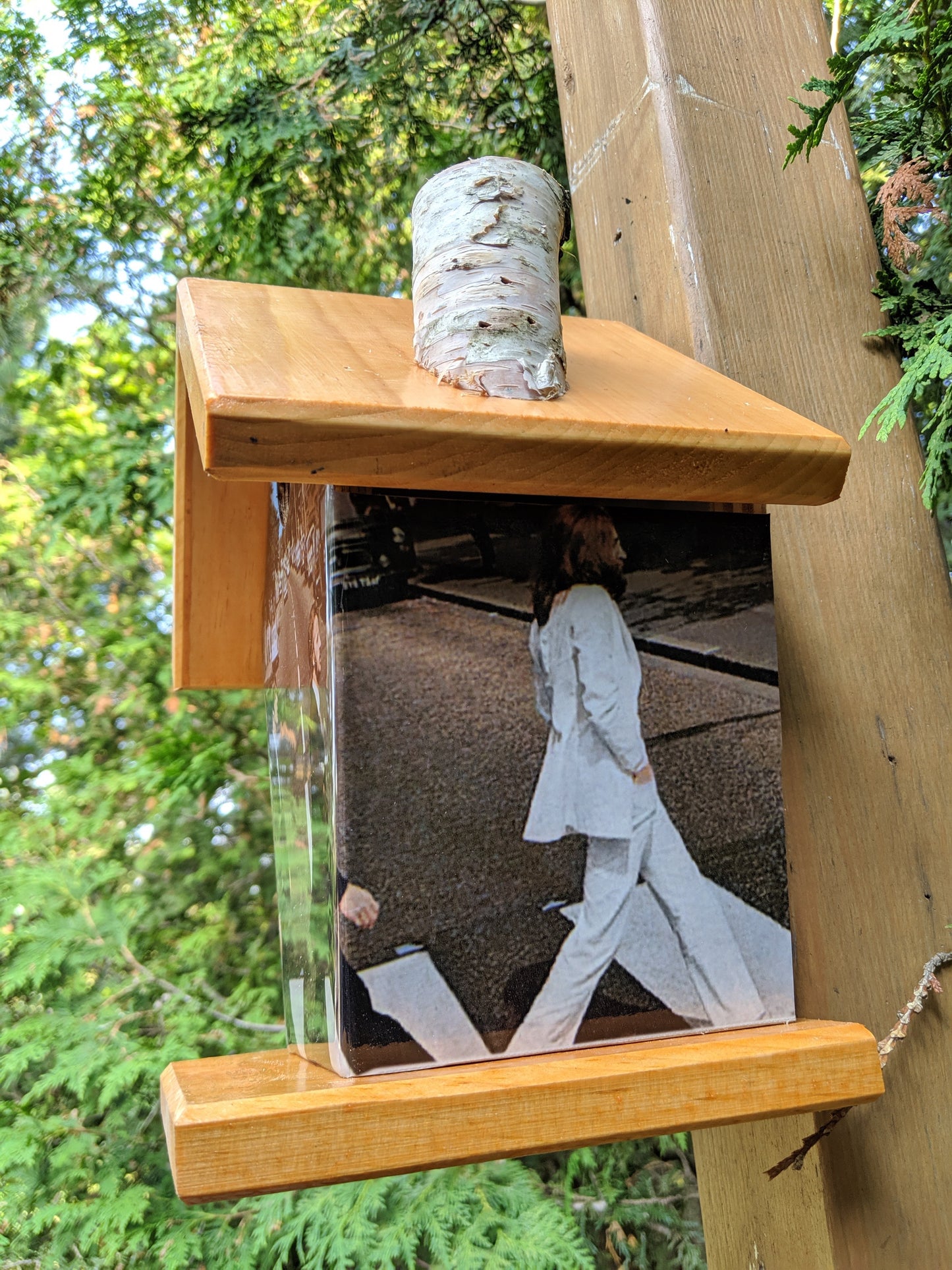 Beatles Abbey Road LP Cover Birdhouse