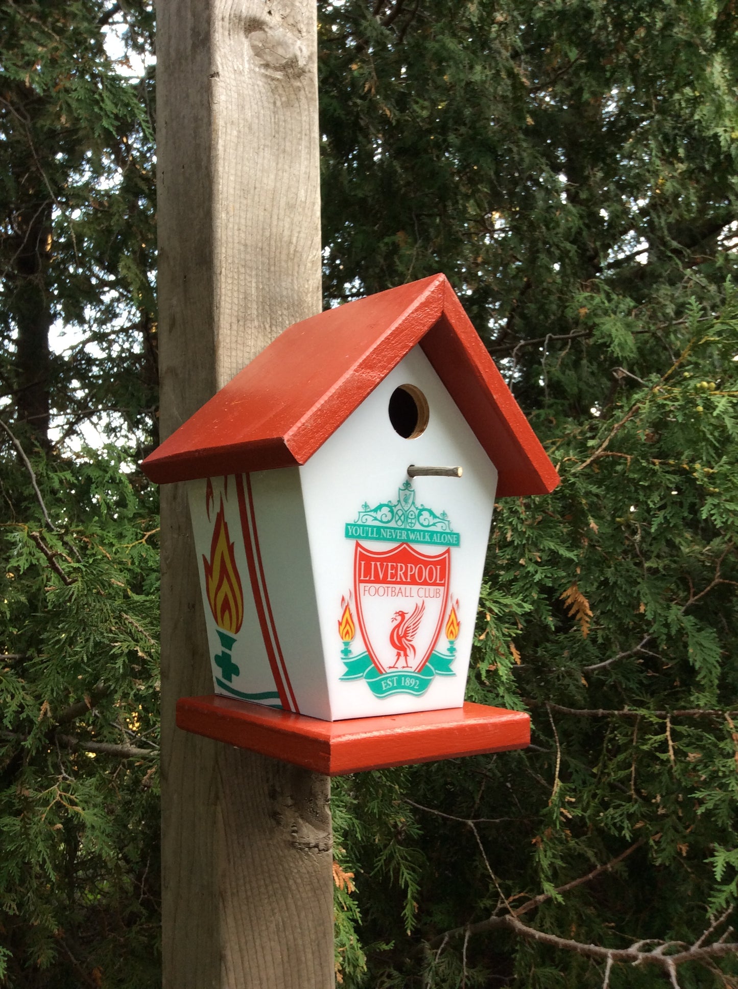 Liverpool FC Birdhouse