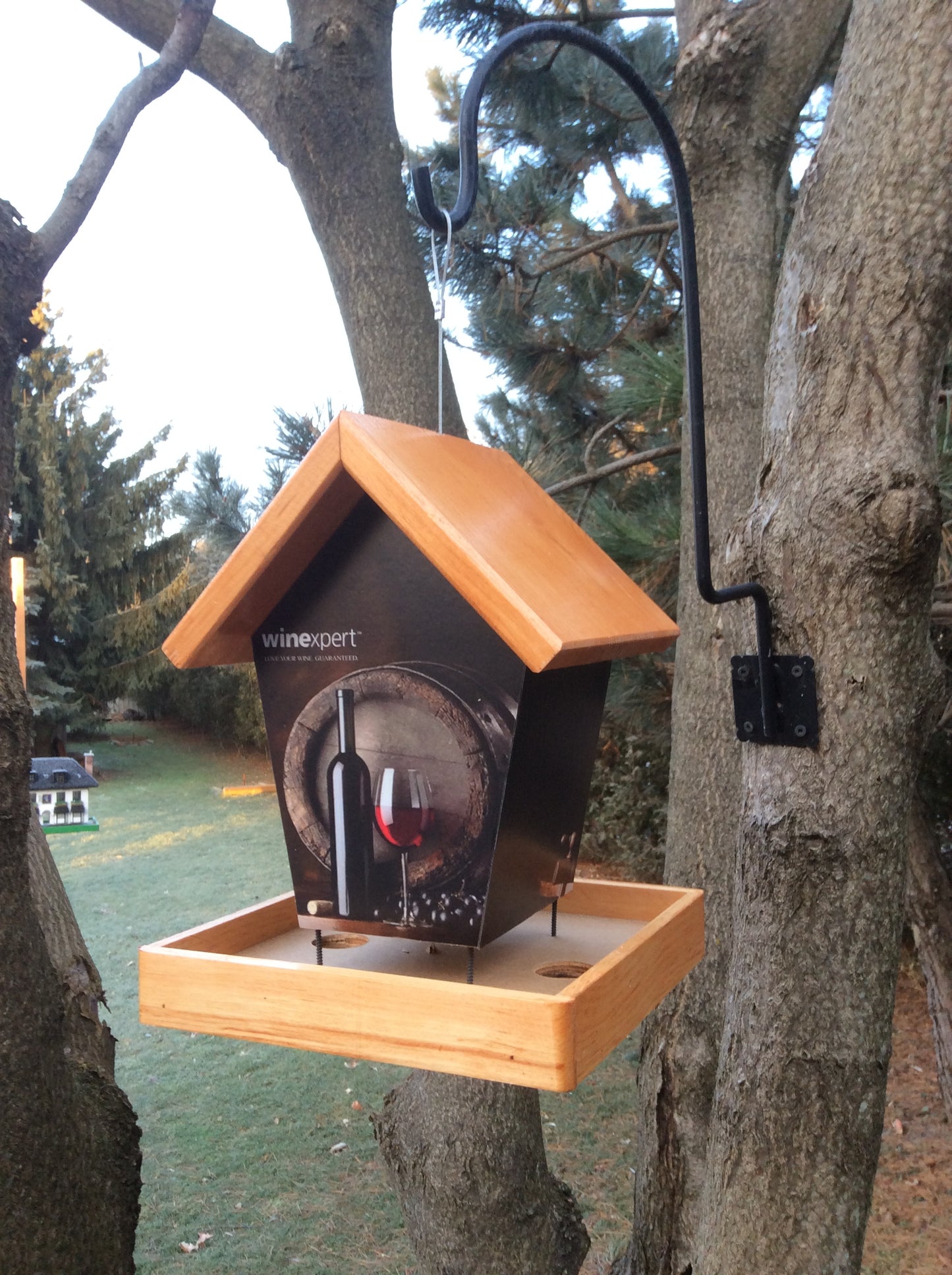 Personalized Wine Lovers Bird Feeder