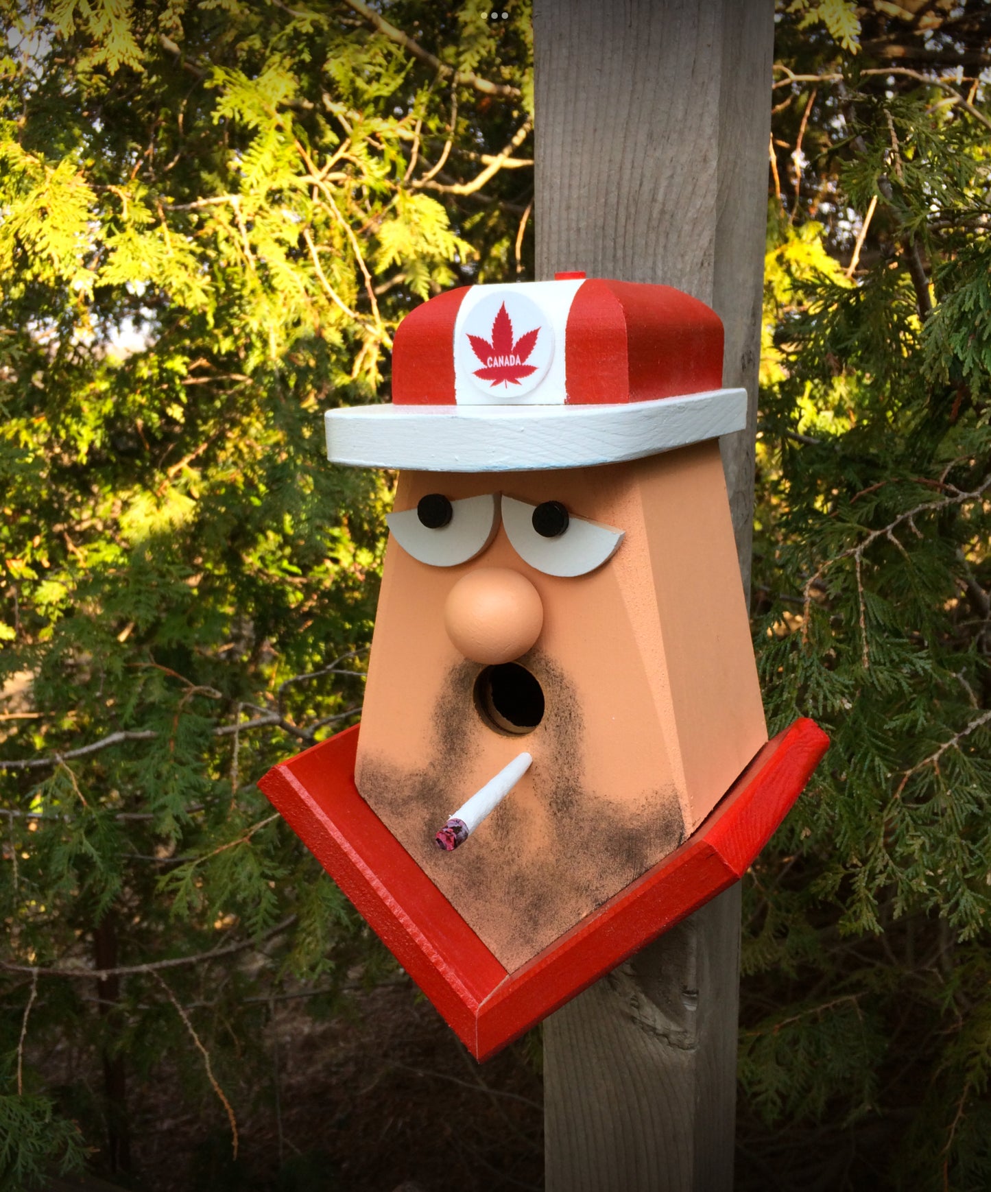 Canadian Weed Man Birdhouse