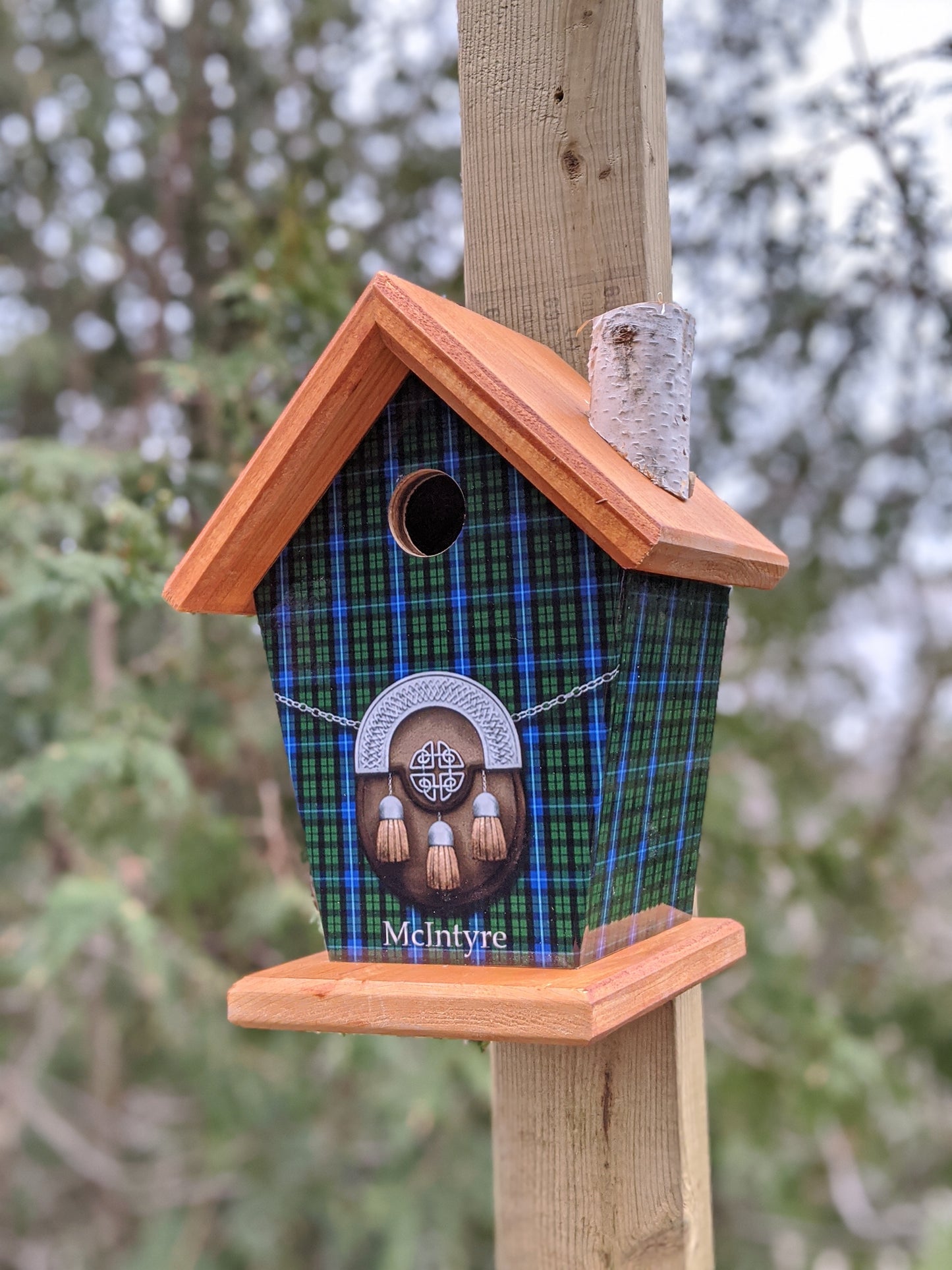 McIntyre Tartan Birdhouse