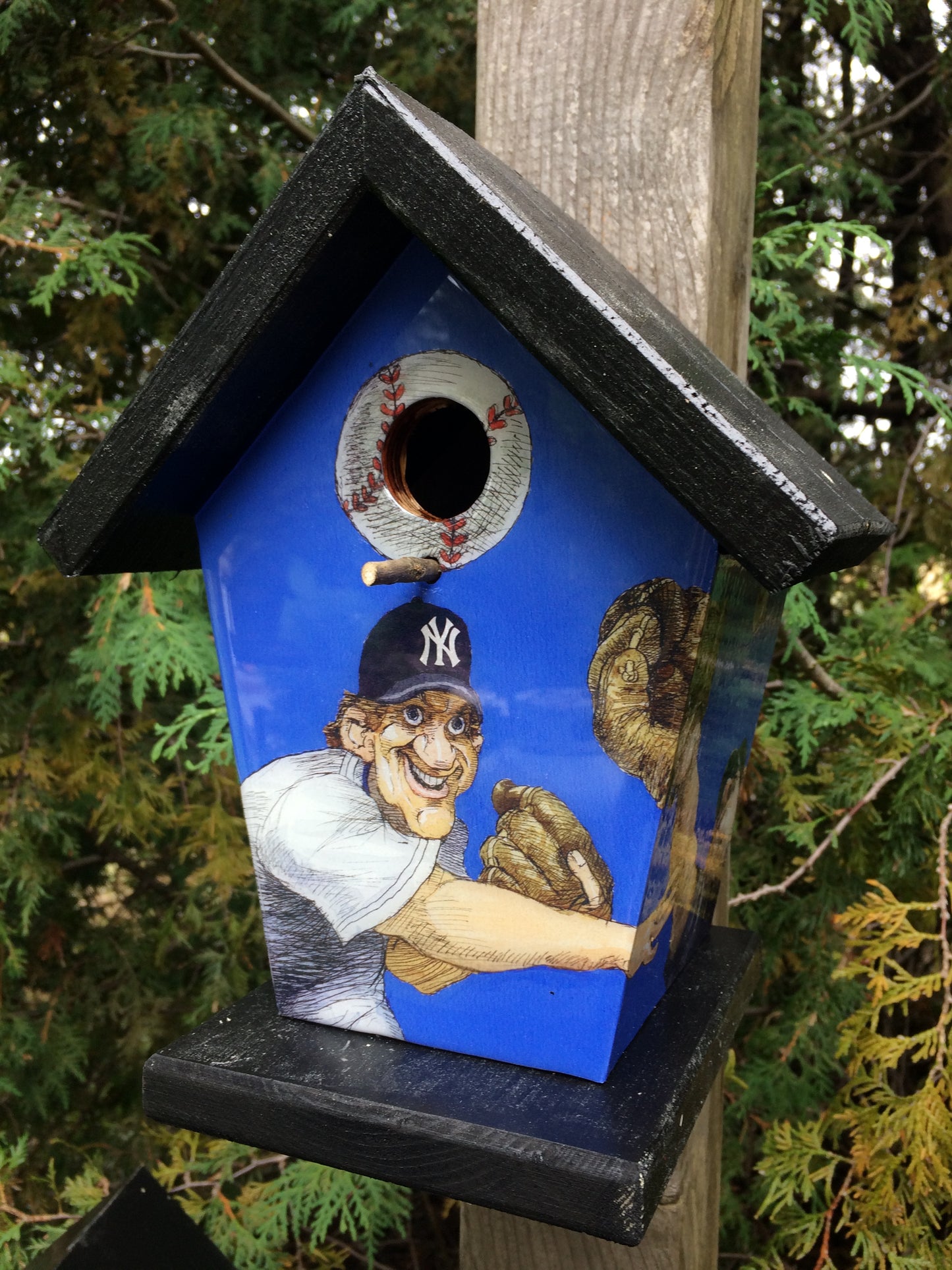 New York Yankees(Cartoon) Birdhouse Sports