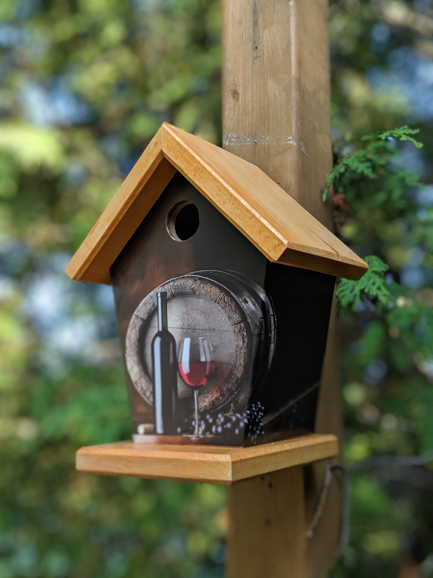 Wine lovers Birdhouse