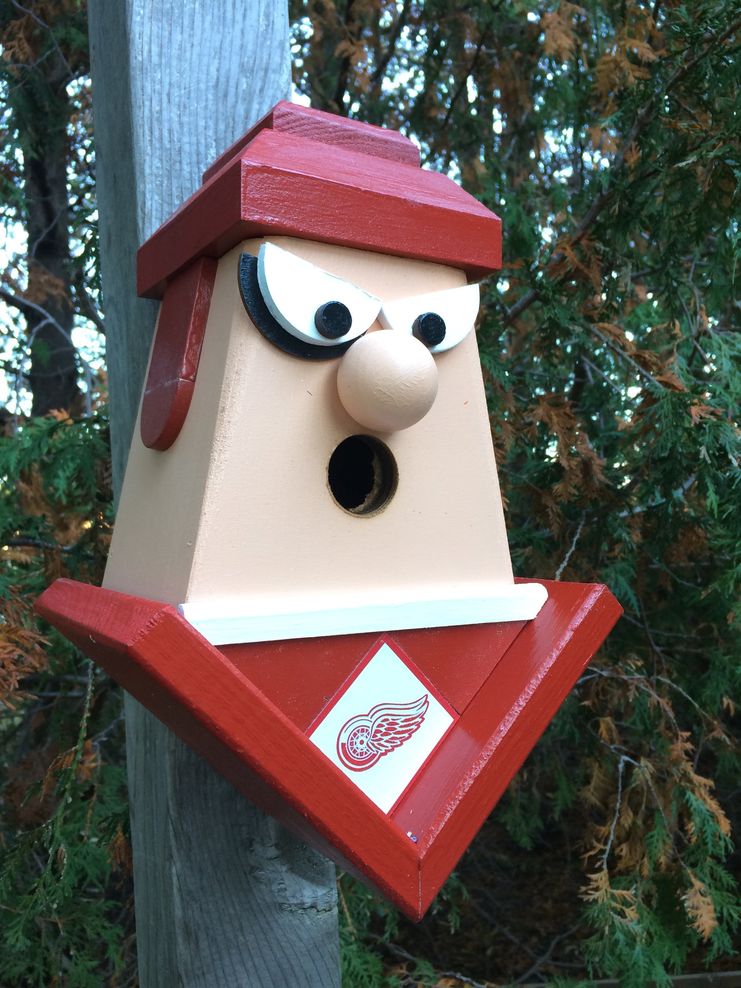 Detroit Red Wings Player Birdhouse