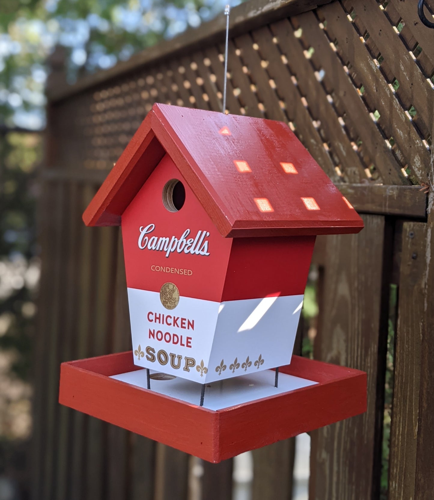 Campbell’s soup Bird Feeder