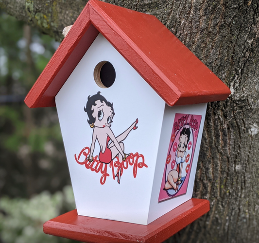 Betty Boop Birdhouse/Feeder