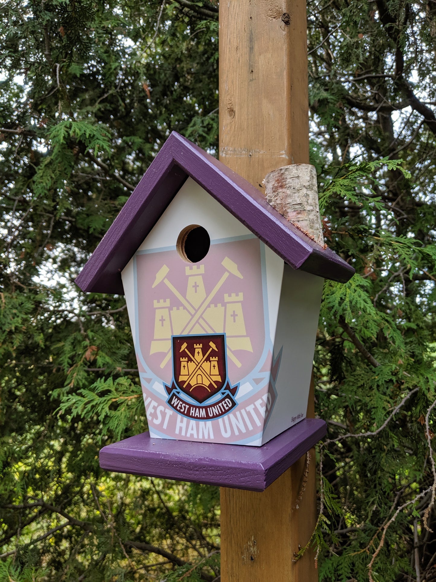 Custom Football Birdhouse
