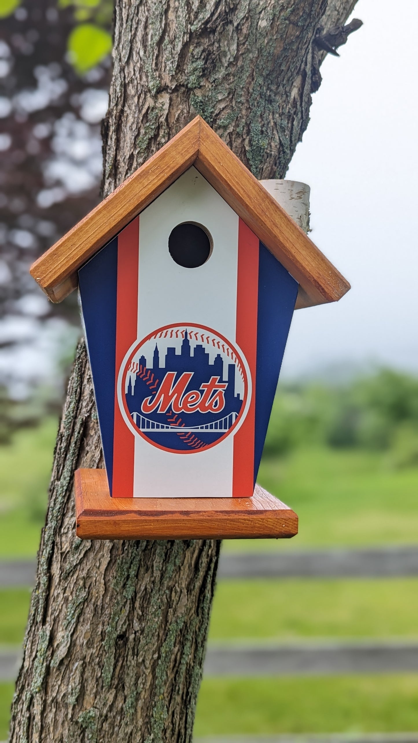 New York Mets Birdhouse