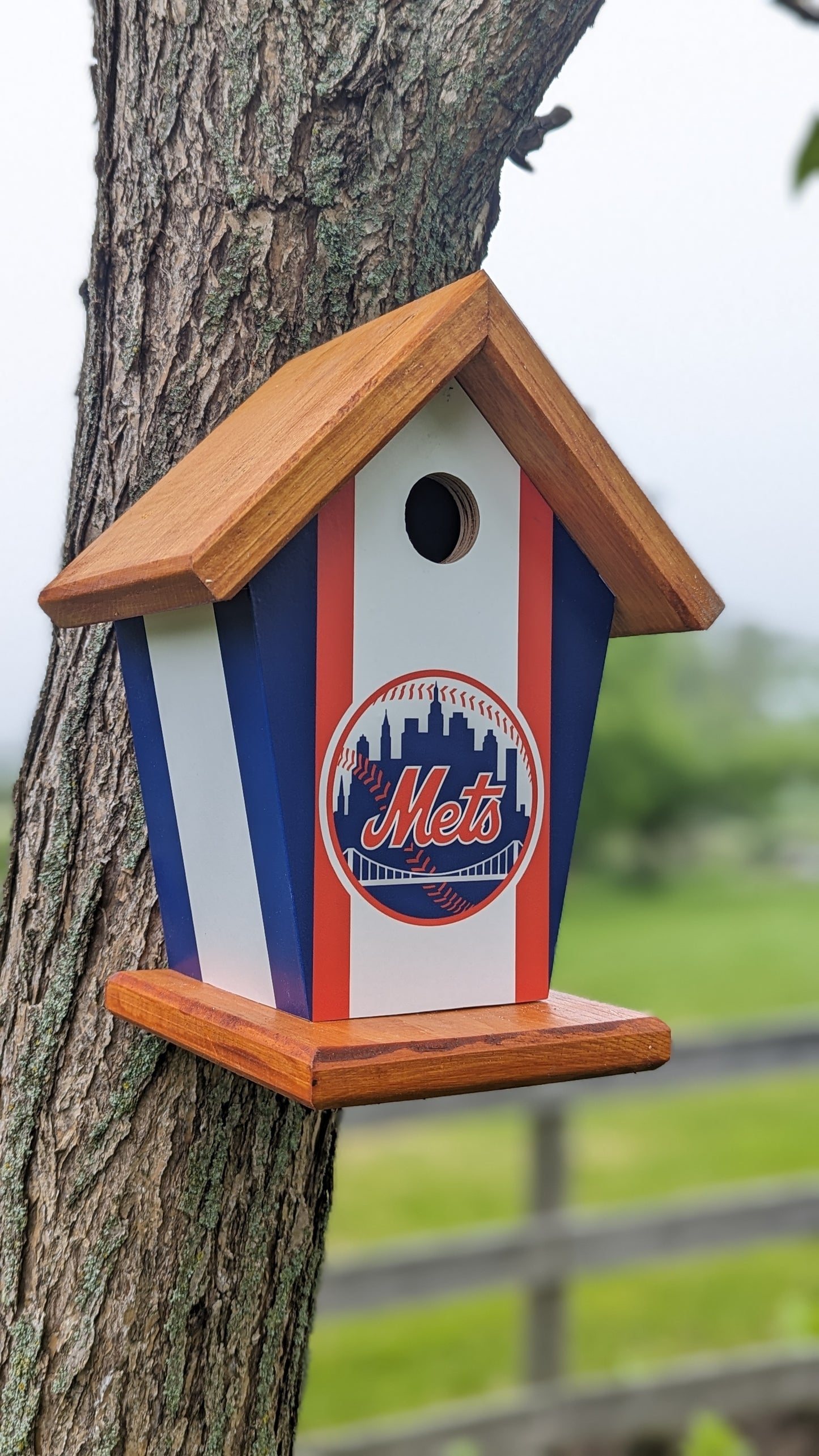 New York Mets Birdhouse