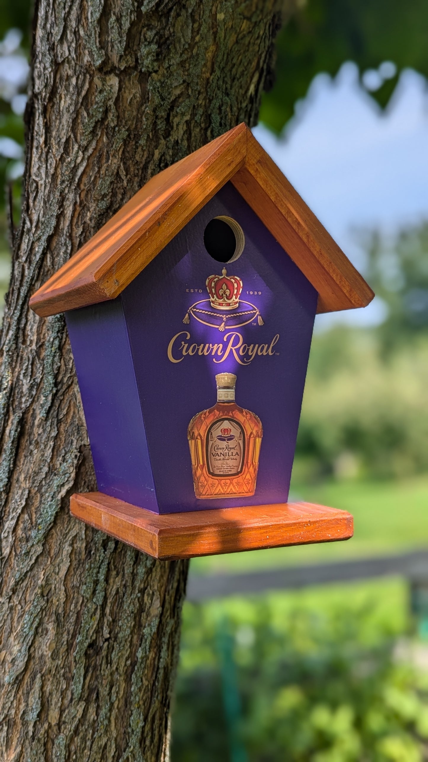 Crown Royal Birdhouse