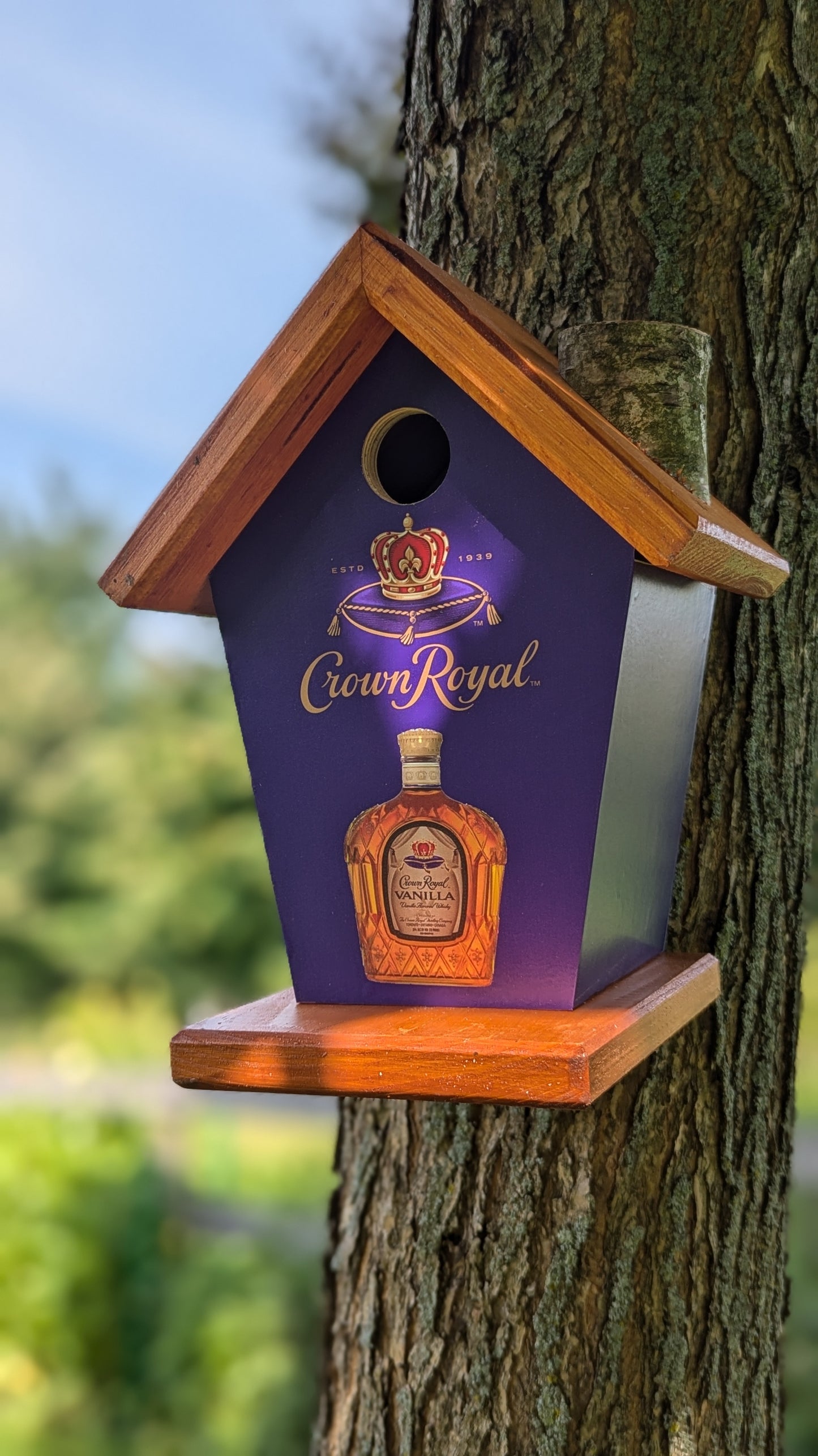 Crown Royal Birdhouse