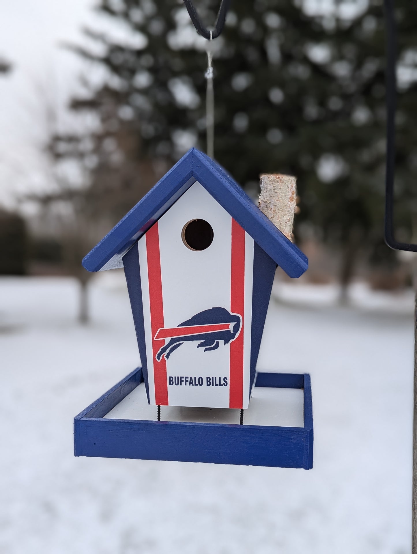 Buffalo Bills blue roof and base