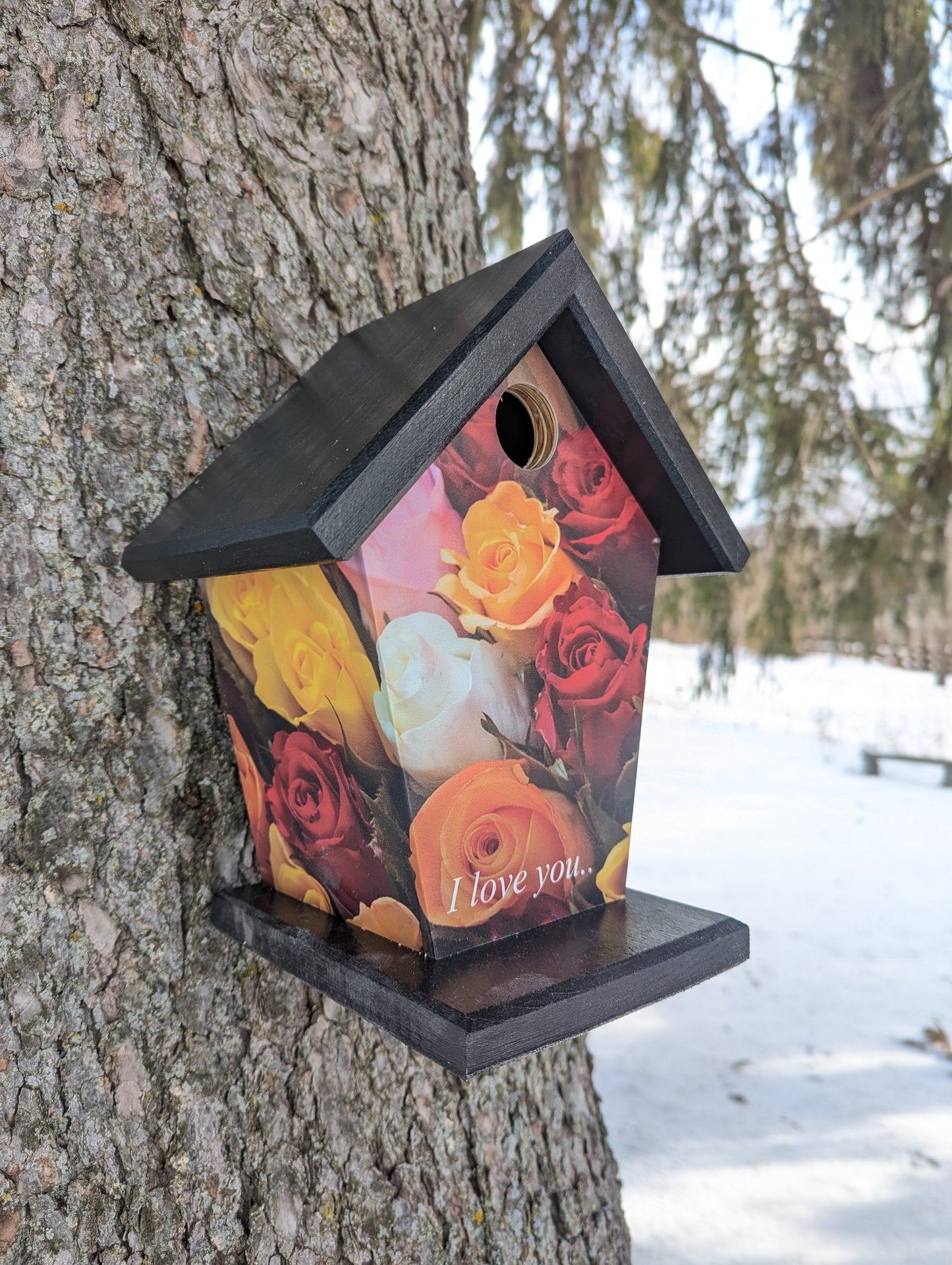 I love you Valentine's Birdhouse