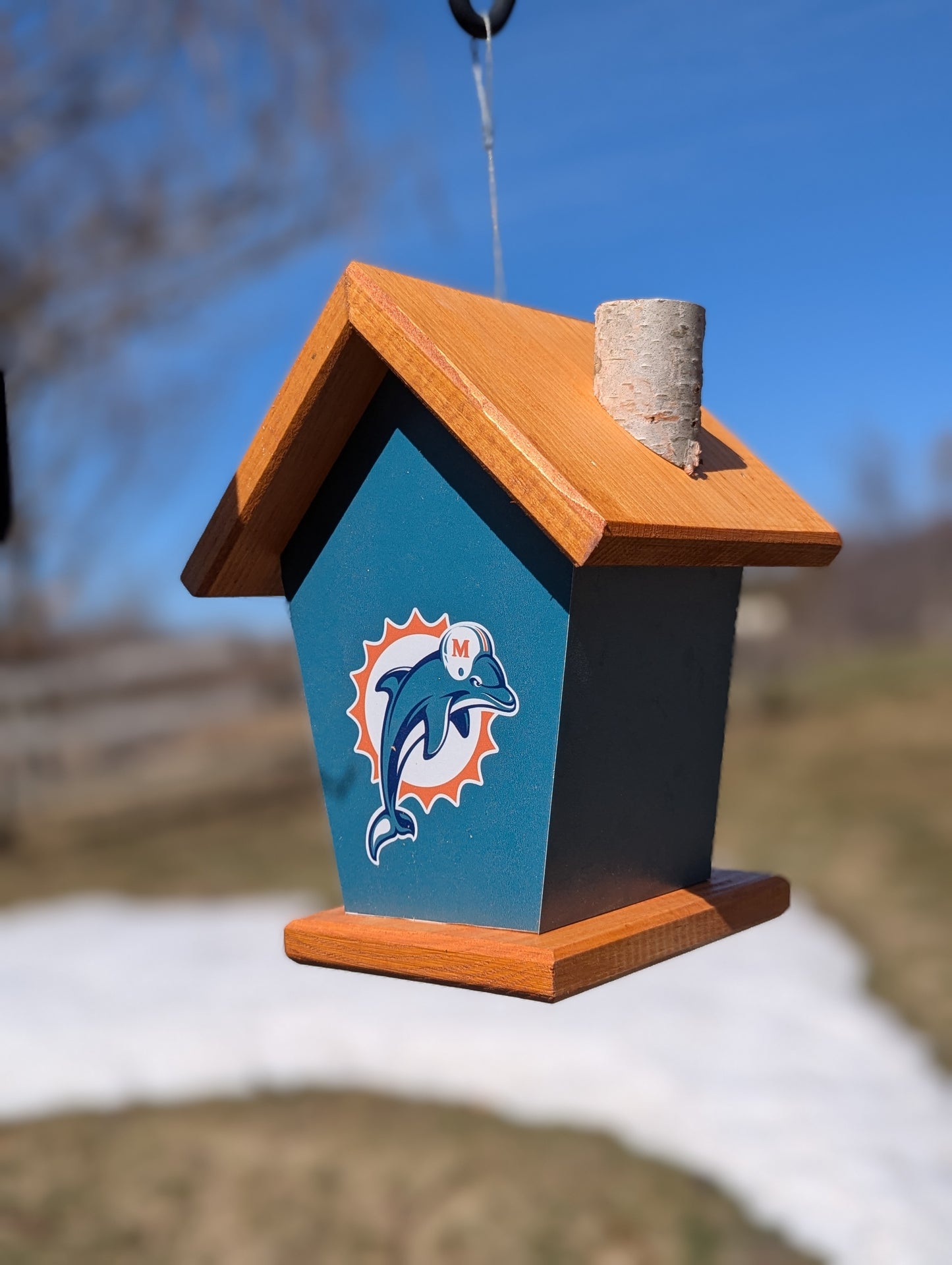Miami Dolphins Birdhouse