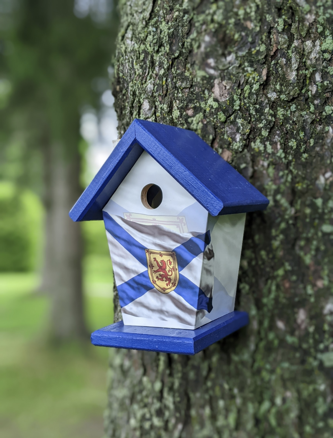 Nova Scotia flag Birdhouse