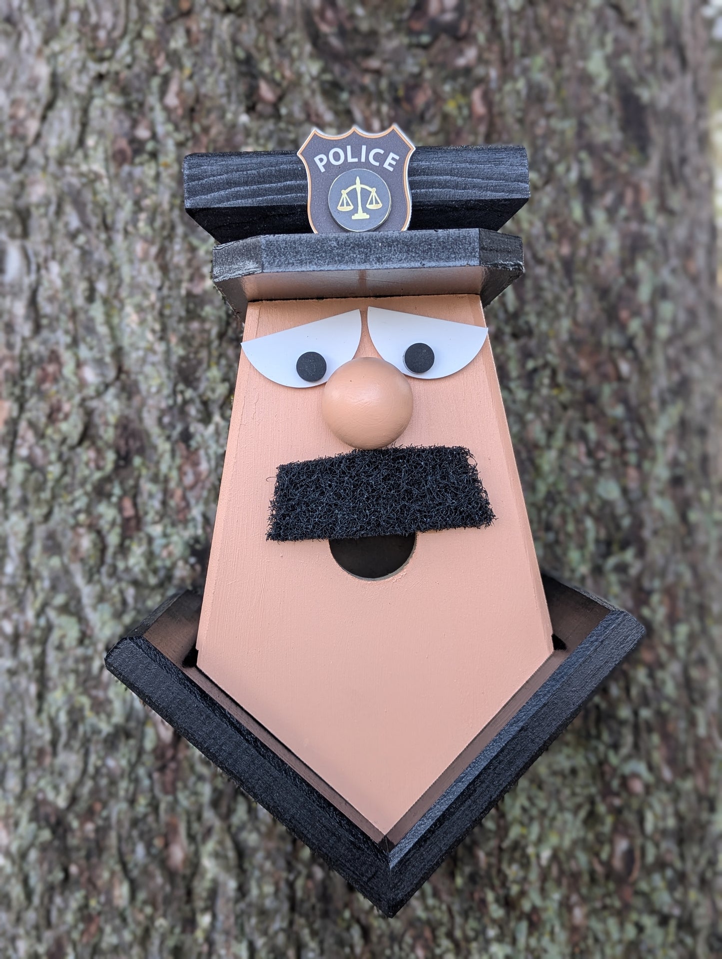 Police Officer Birdhouse