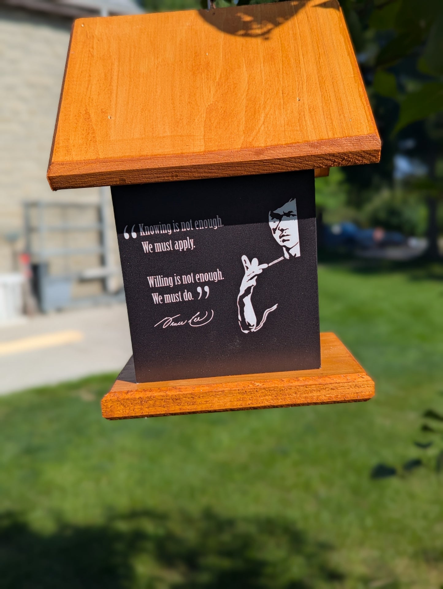 Bruce Lee Birdhouse