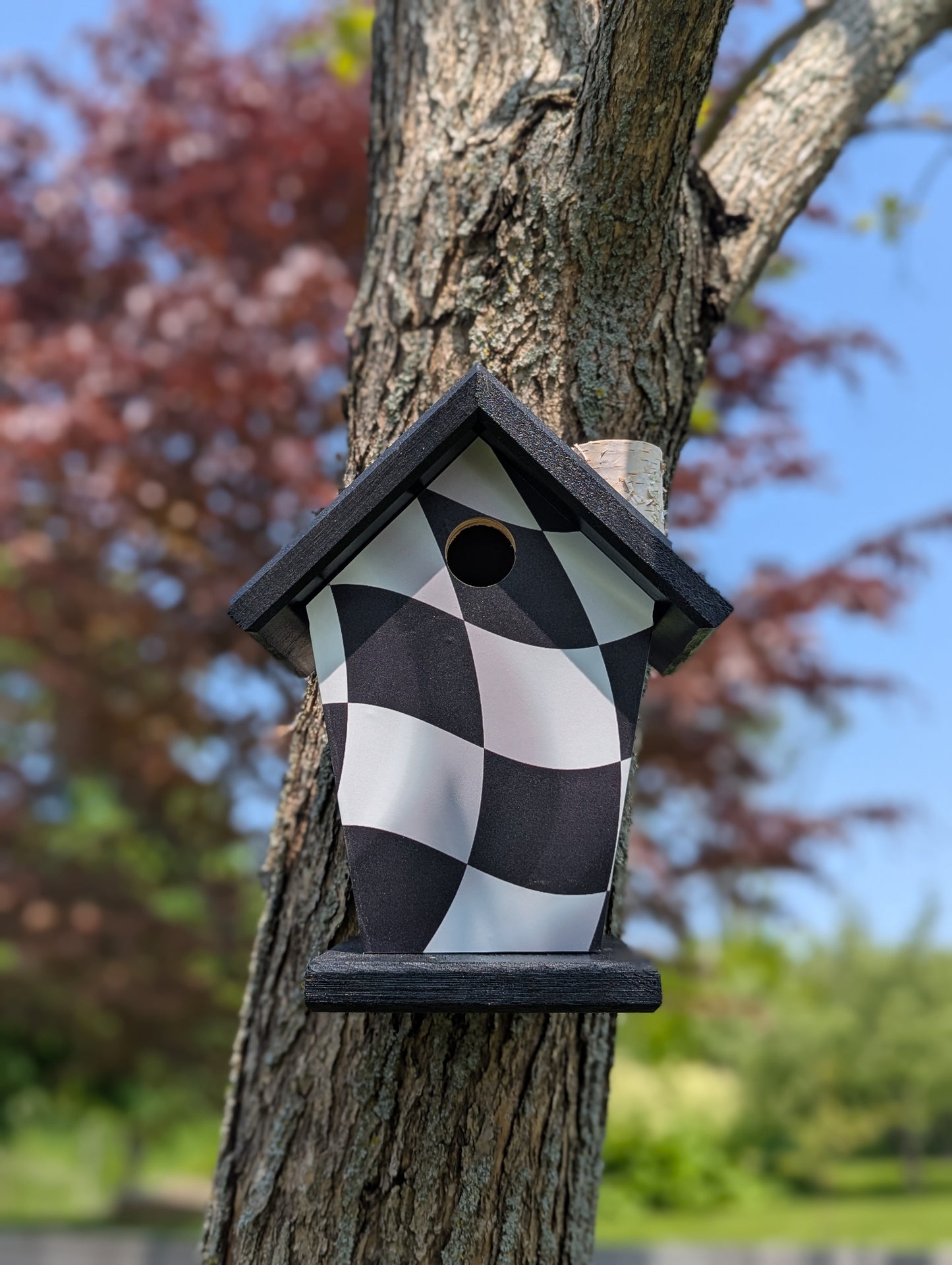 Checkered Birdhouse