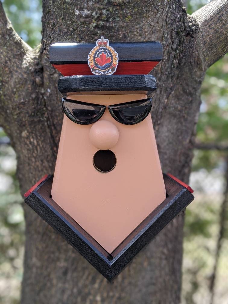 Hamilton Police Officer Birdhouse