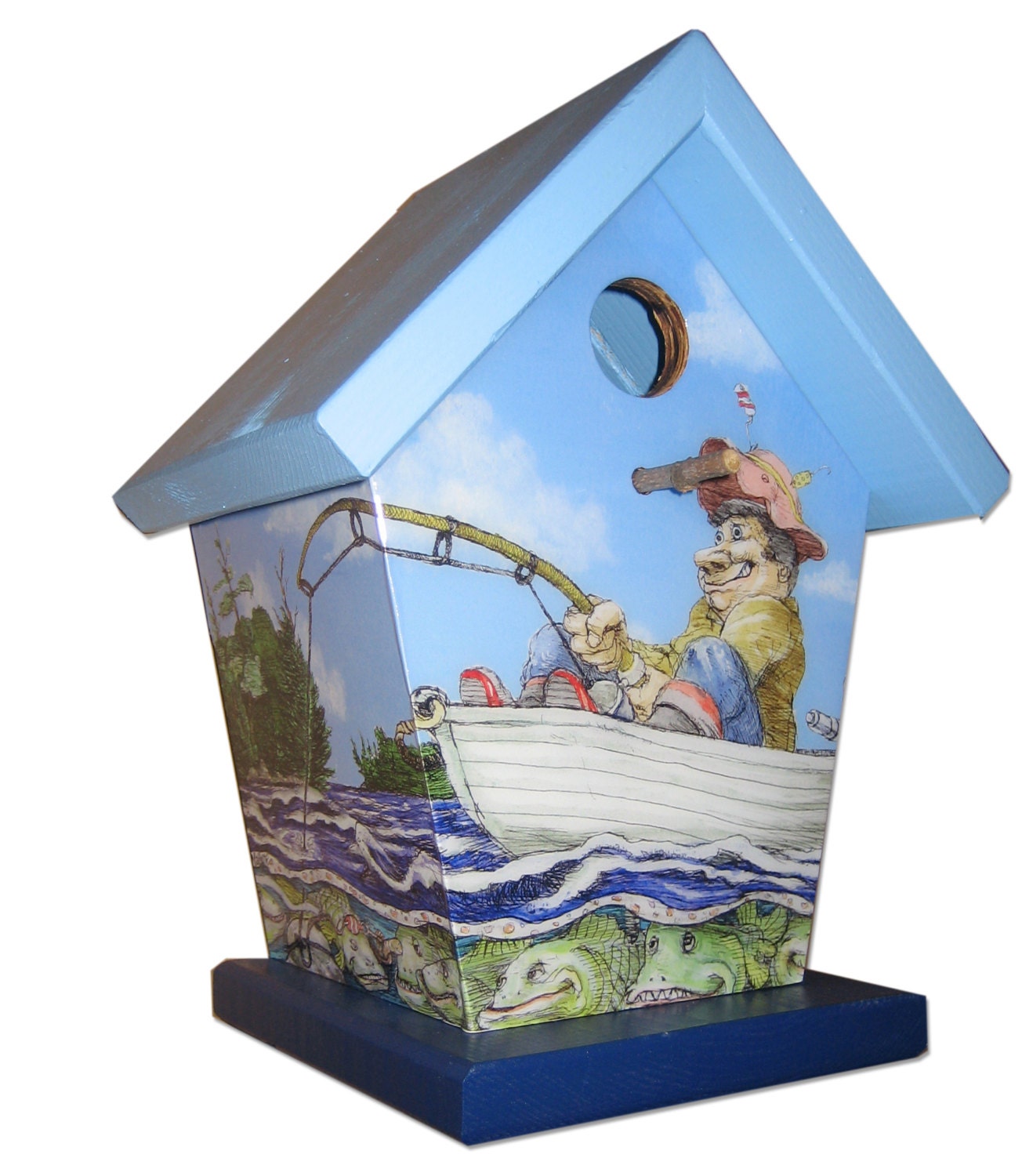 Catching the big one.. Birdhouse Sports
