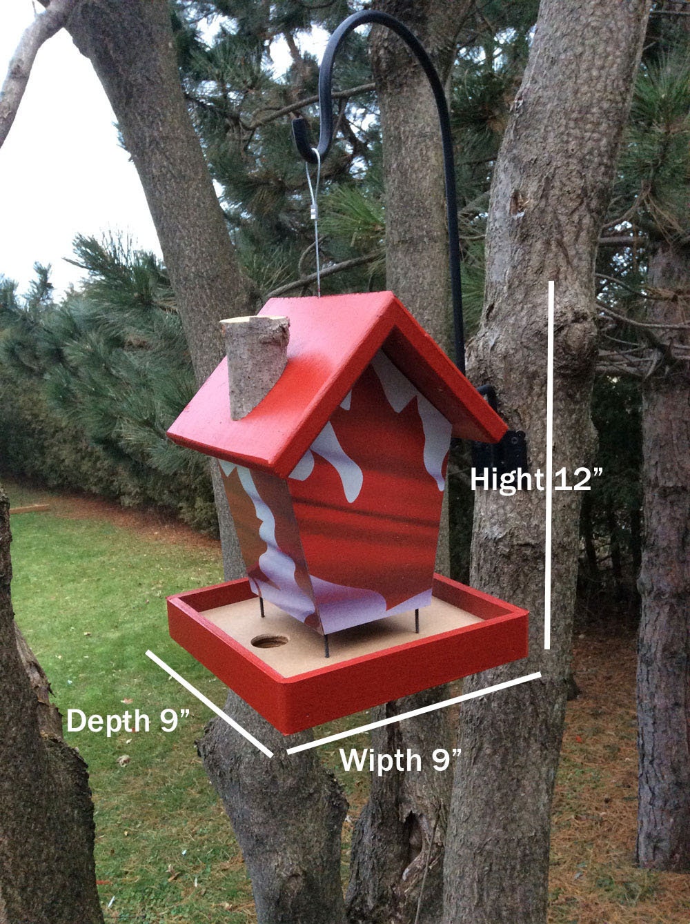 Personalized Cardinal Bird Feeder ( 5 Images)