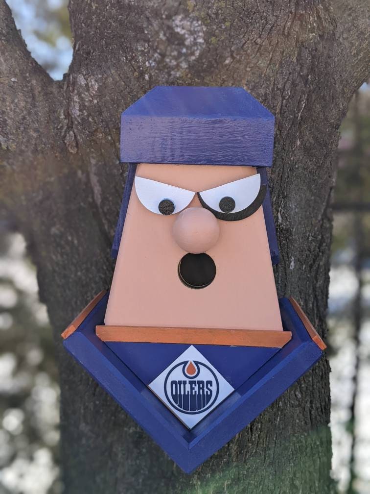 Edmonton Oilers Player Birdhouse
