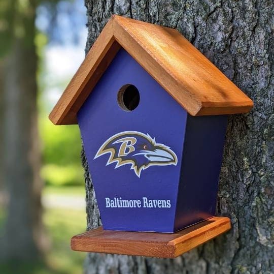 Baltimore Ravens Birdhouse Sports