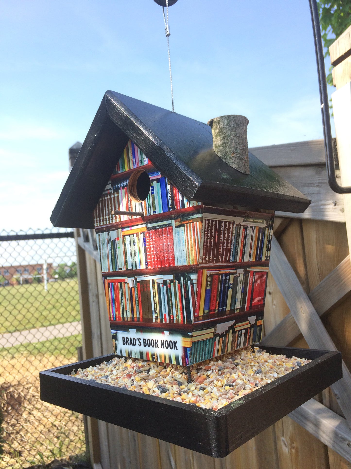 Book Crazy! Personalized Birdhouse