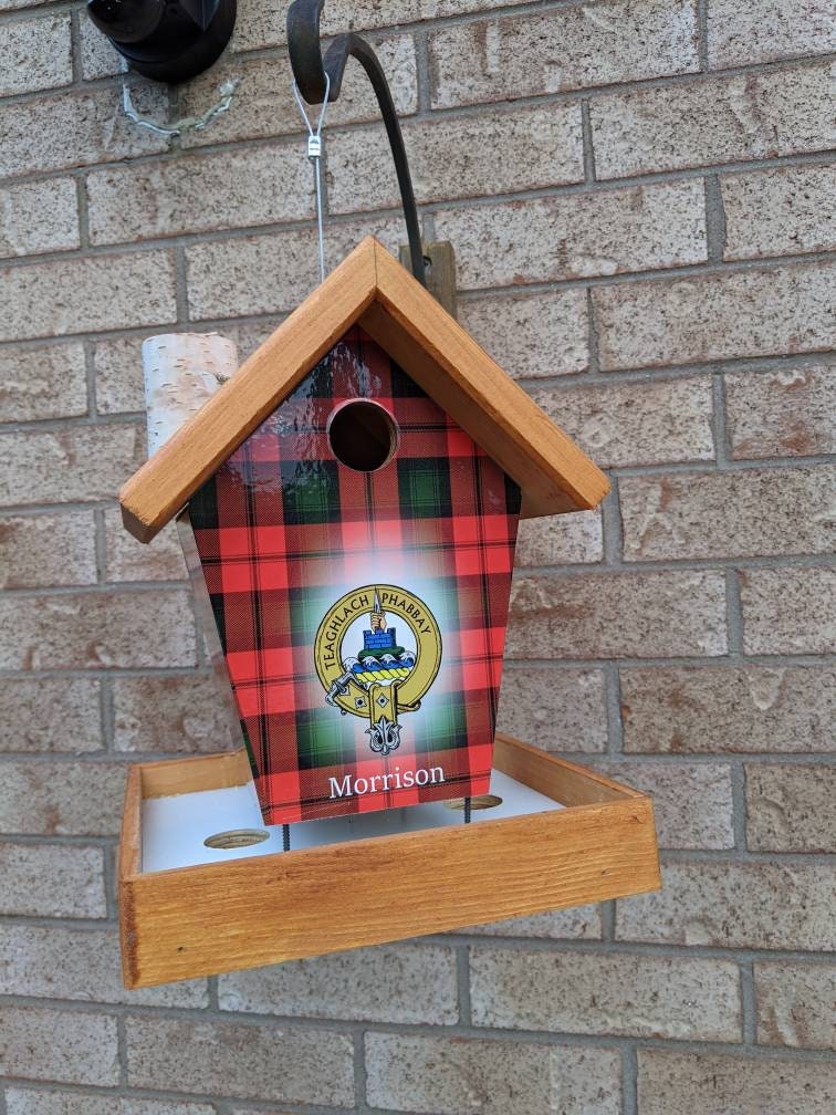 Morrison Tartan & Crest Bird Feeder