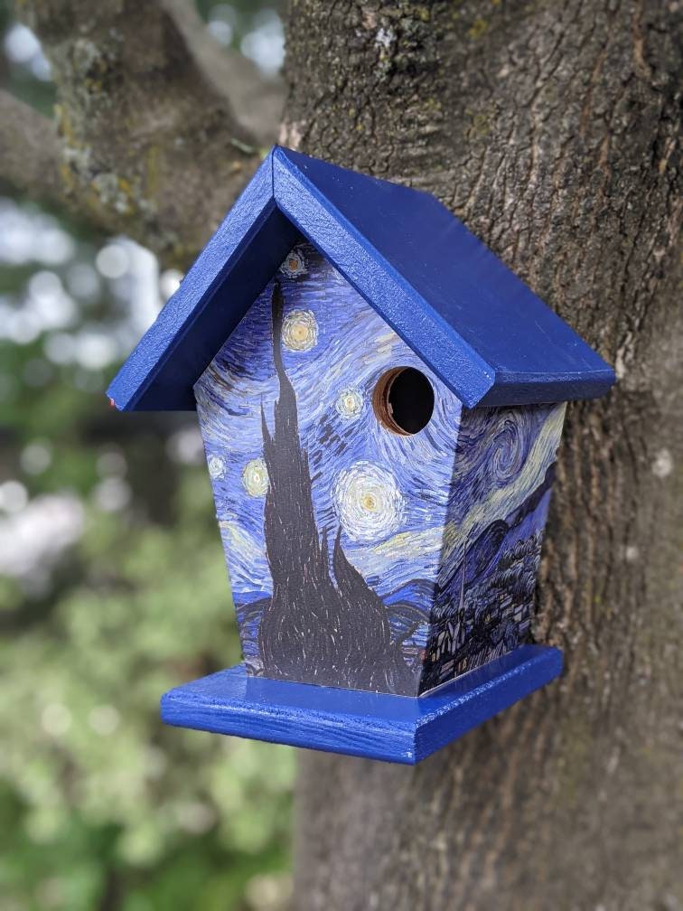 Starry Night Vincent Van Gogh Birdhouse