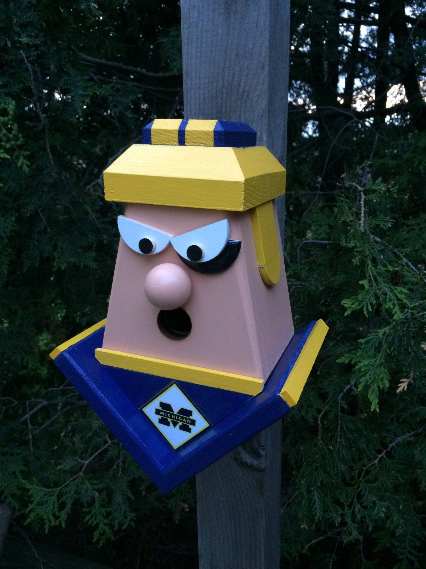 University of Michigan Hockey Birdhouse
