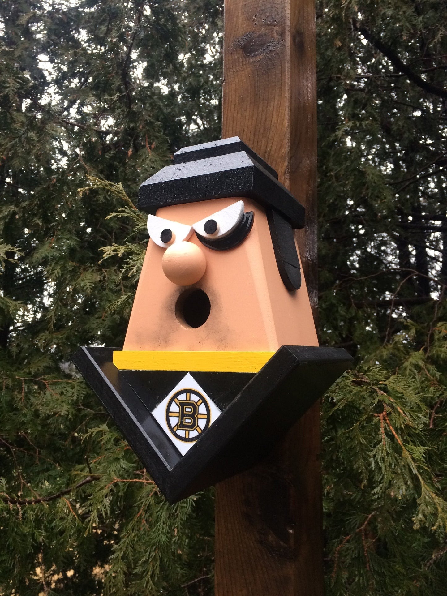 Boston Bruins Birdhouse Player