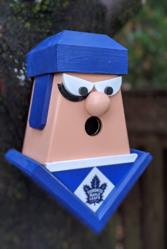 Toronto Maple Leafs Player with Black Eye Birdhouse Sports