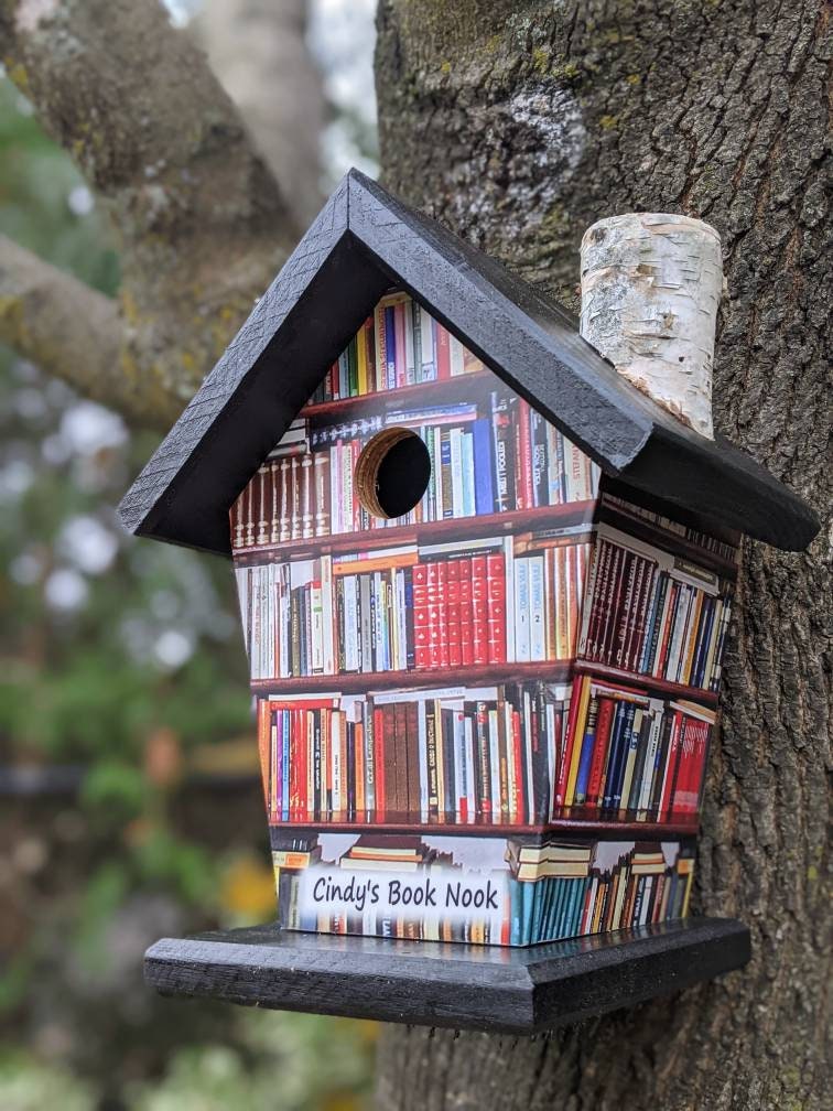 Book Nook Personalized Birdhouse