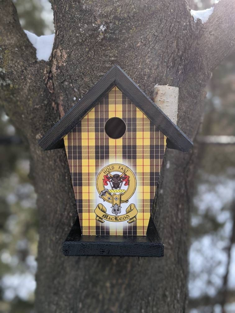 MacLeod Crest & Tartan Birdhouse