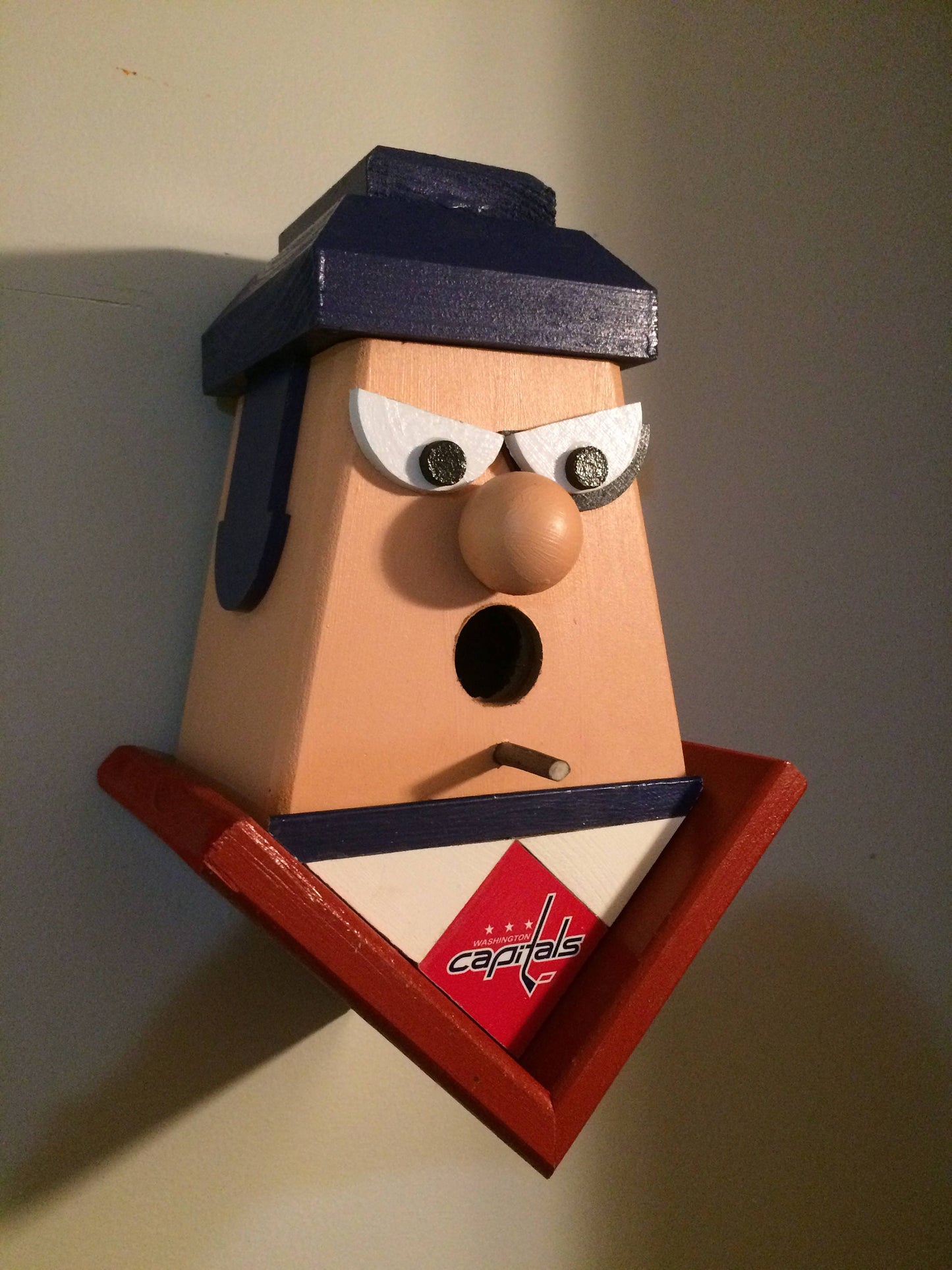 Washington Capitals Hockey Player Birdhouse