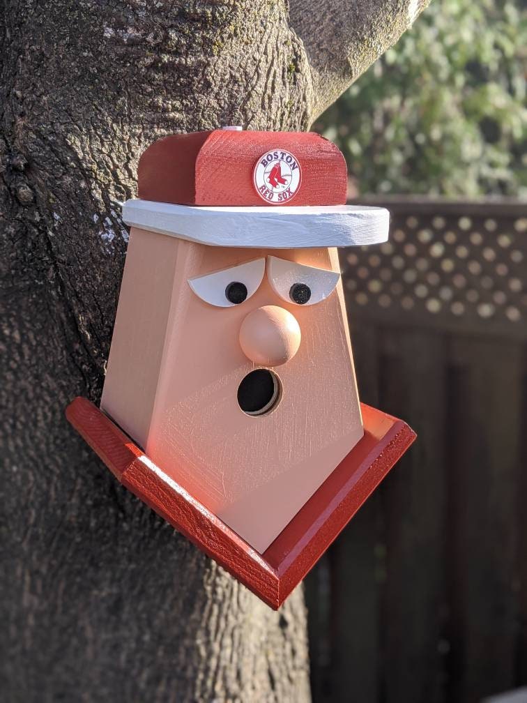 Boston Red Sox Player Birdhouse