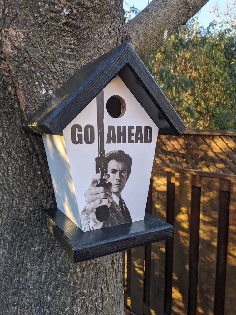 Clint Eastwood Magnum Force Birdhouse