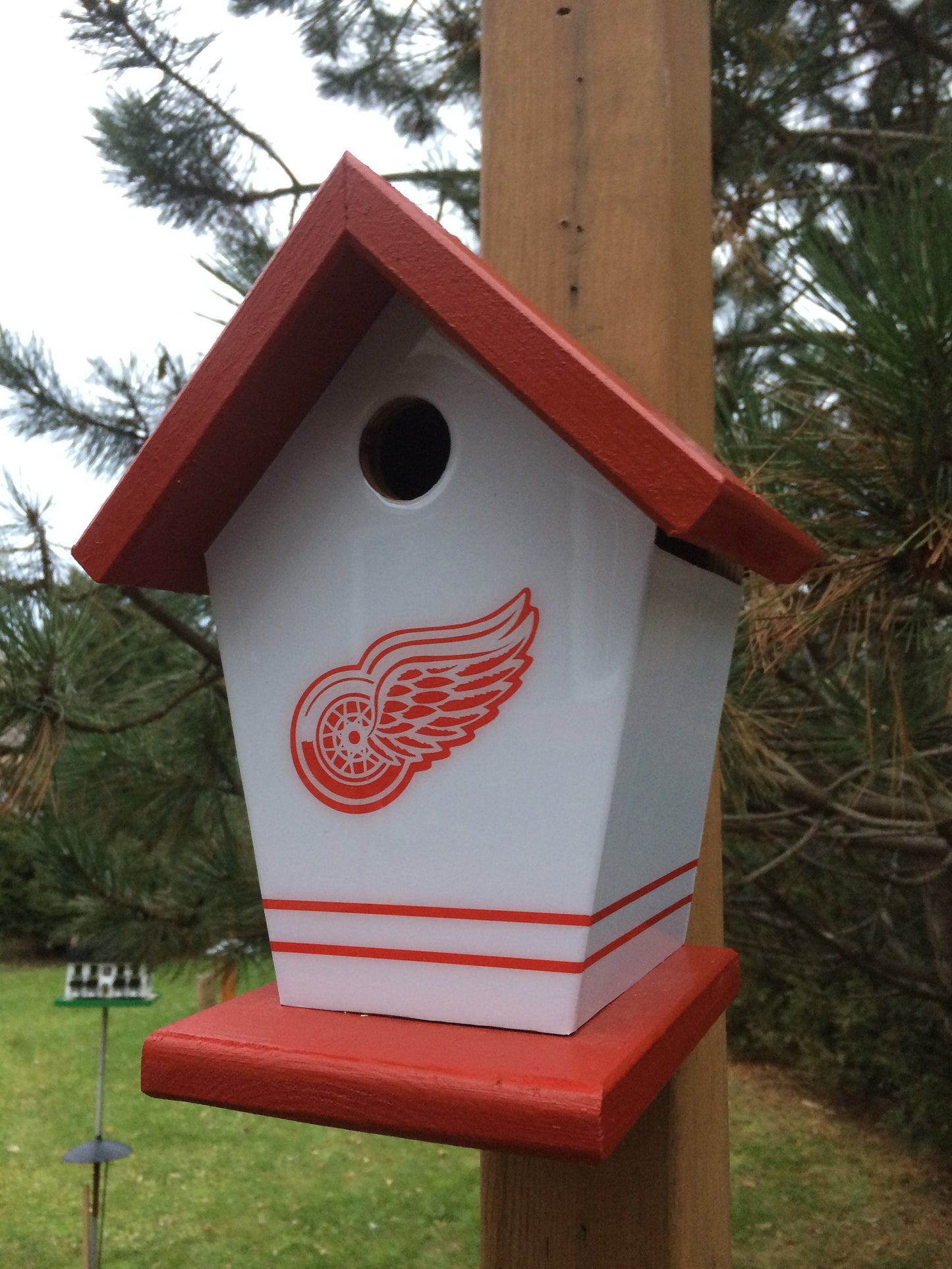 Detriot Red Wings Birdhouse Sports