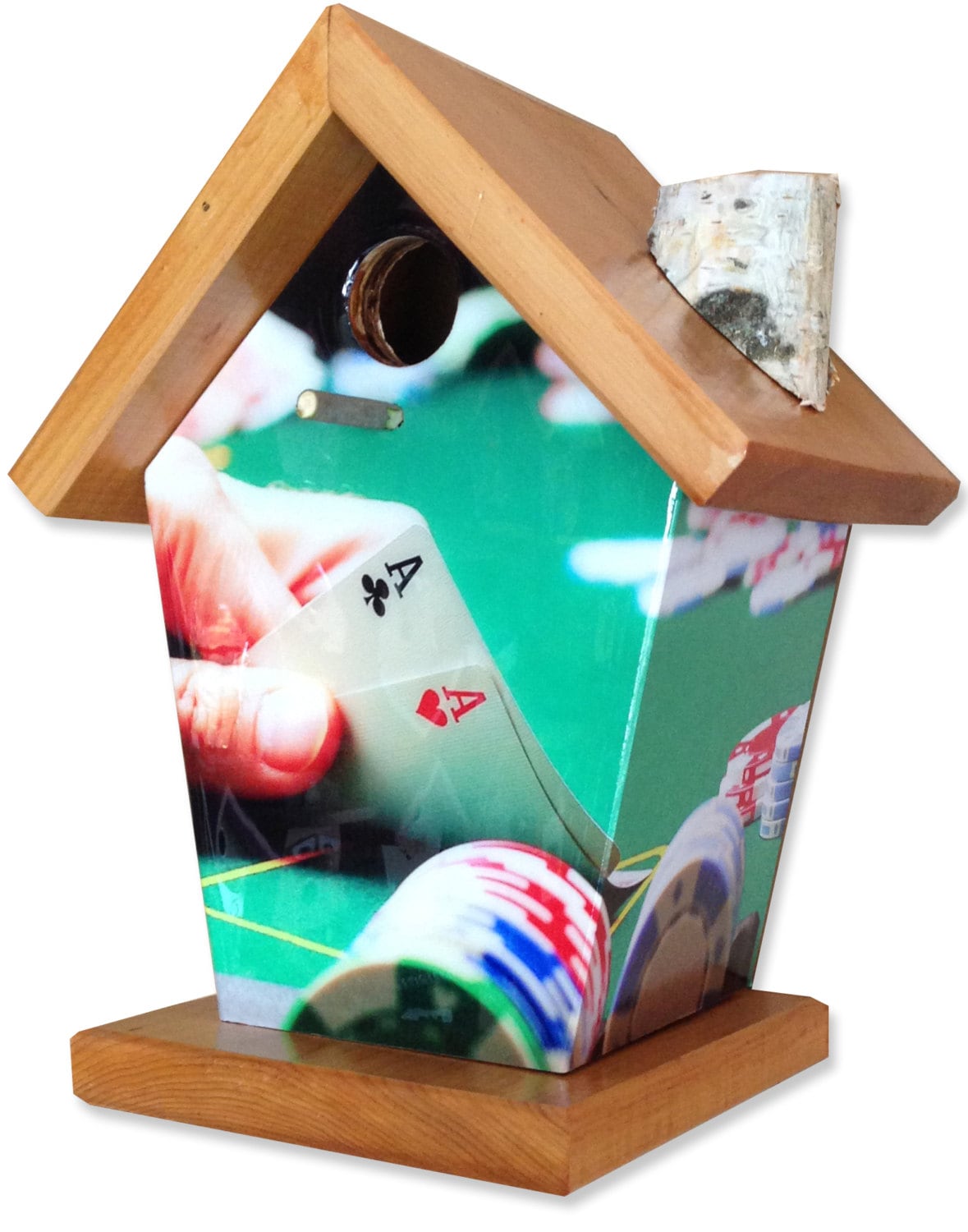 Poker Game Birdhouse