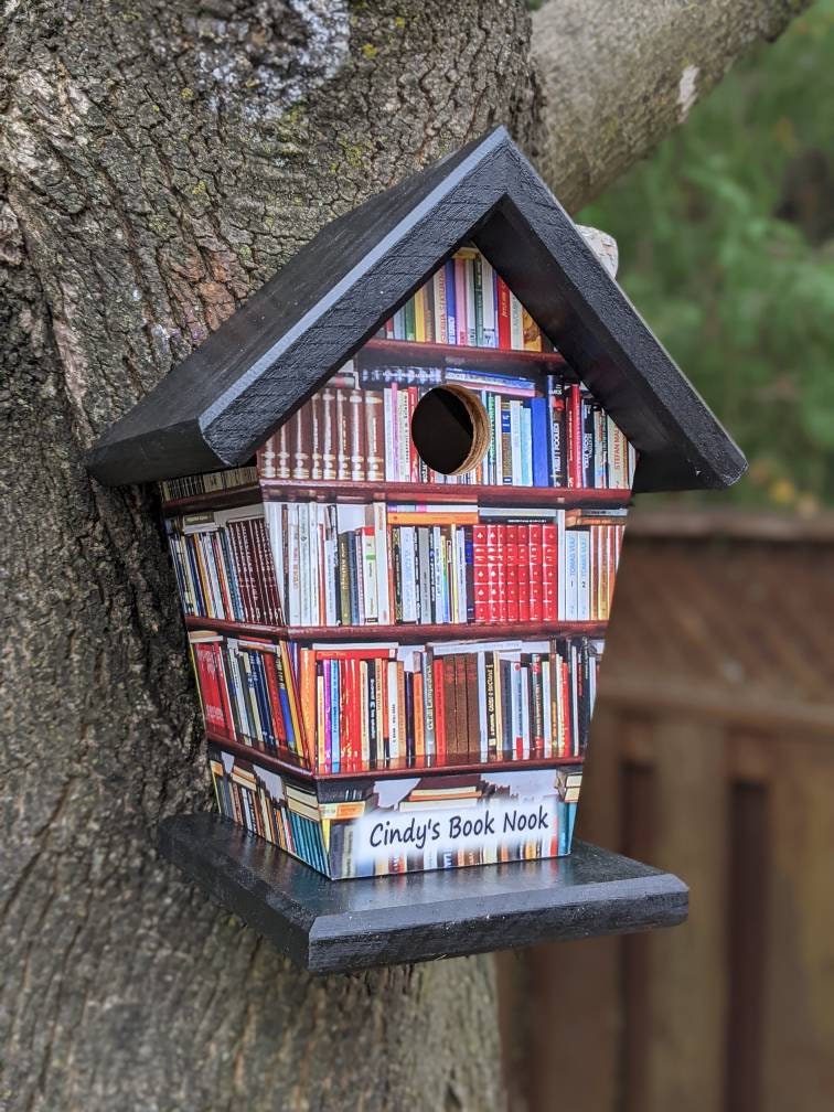 Book Nook Personalized Birdhouse