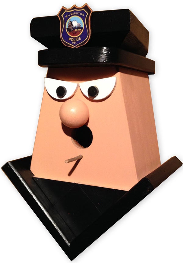 Wilmington Police Birdhouse