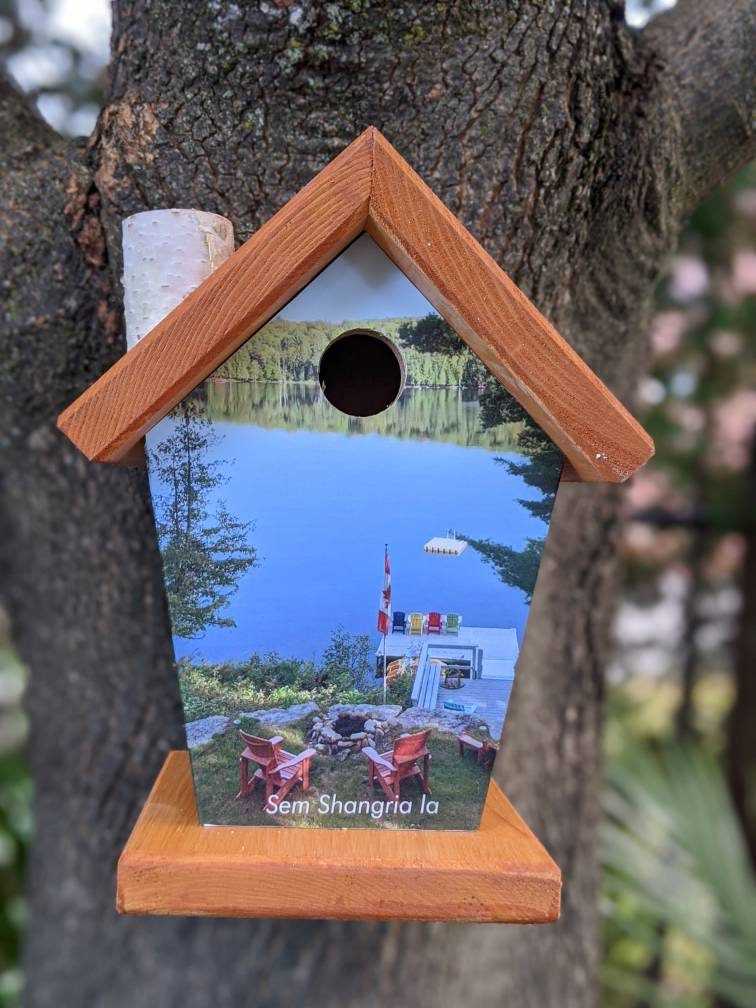 Personalized Cottage Birdhouse